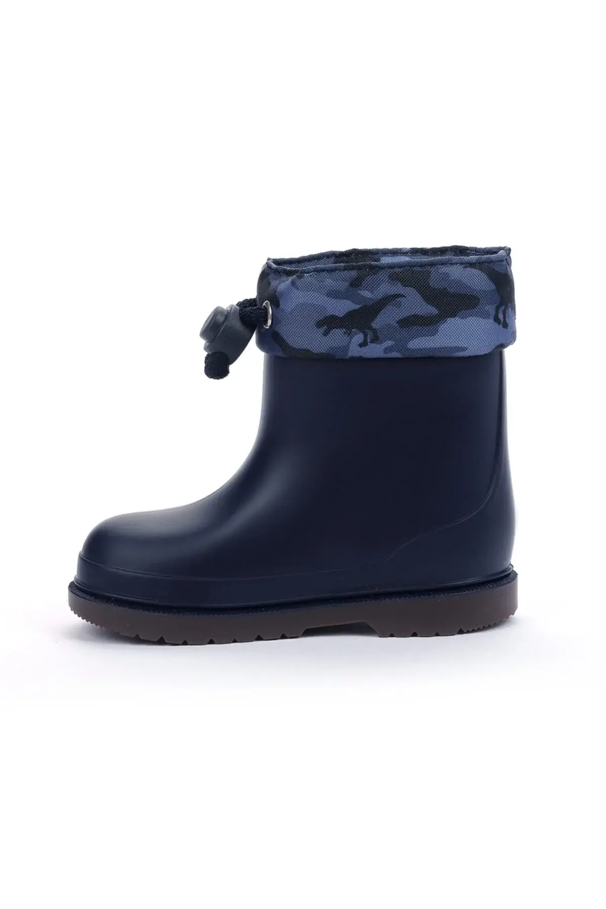 Машки темноплави детски Igor W10212 Bimbi Camo водоотпорни чизми за дожд и снег