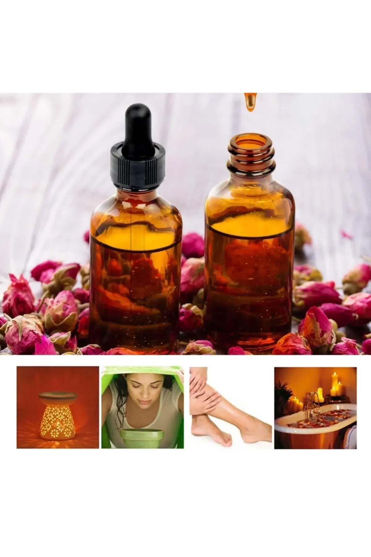 Амбер шише со градуирана капалка 30ml