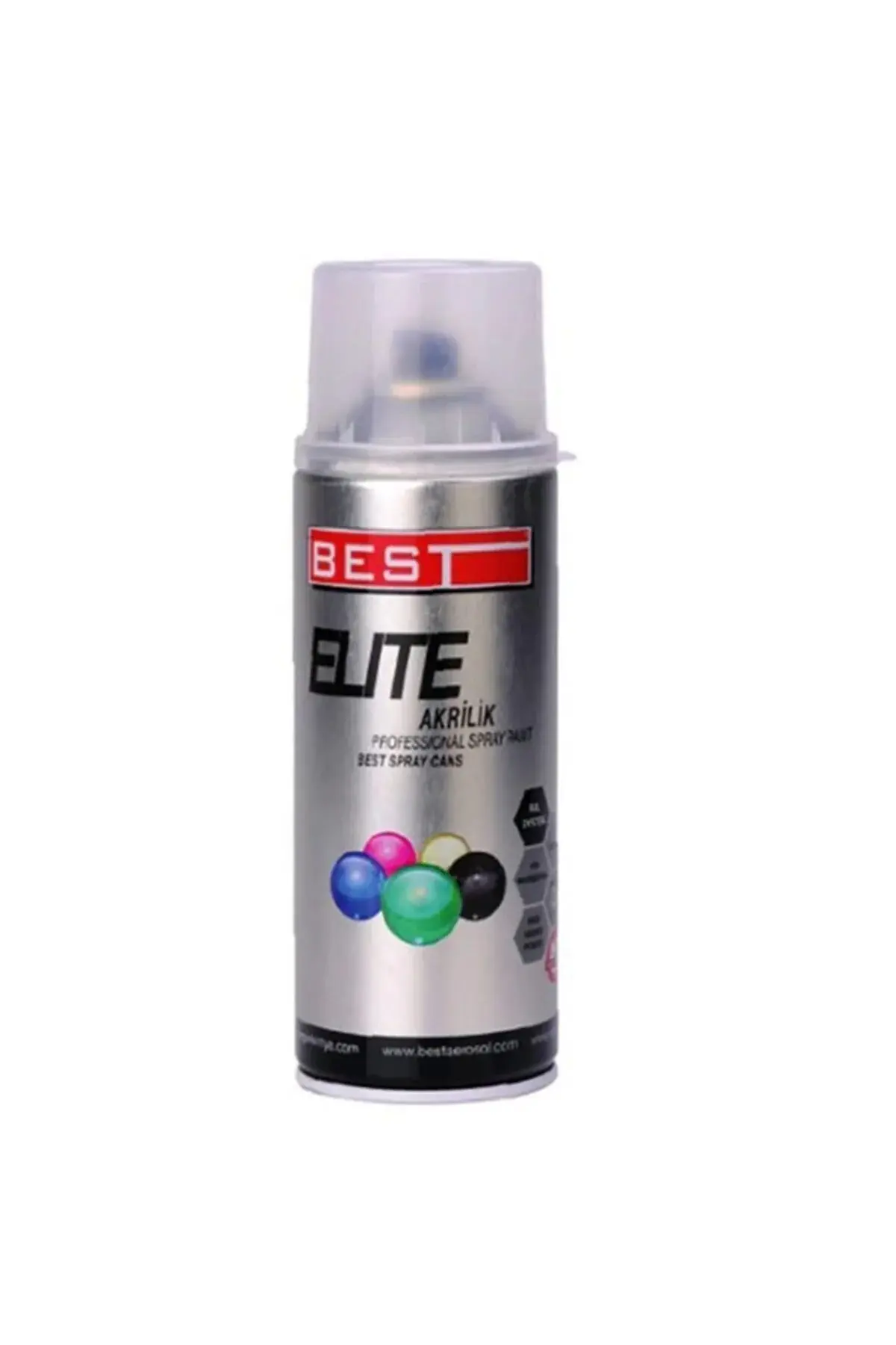Elite акрилна професионална спреј боја со брзо сушење 400 ml за МЕБЕЛ бела 9301