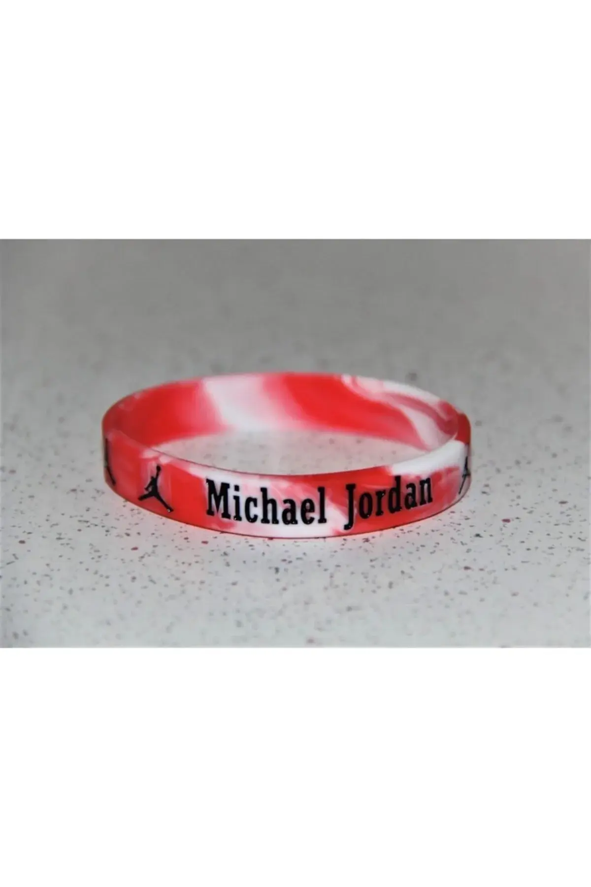 Michael Jordan црвено-бела Jumpman кошаркарска NBA нараквица