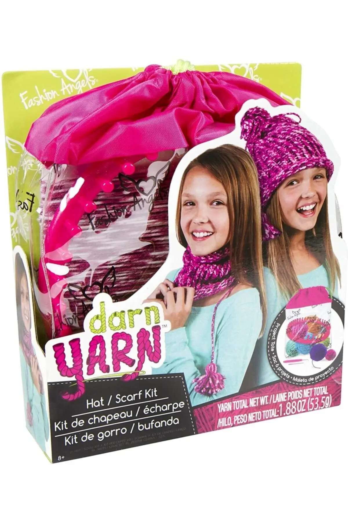 Darn Yarn сет за дизајнирање шал и капа