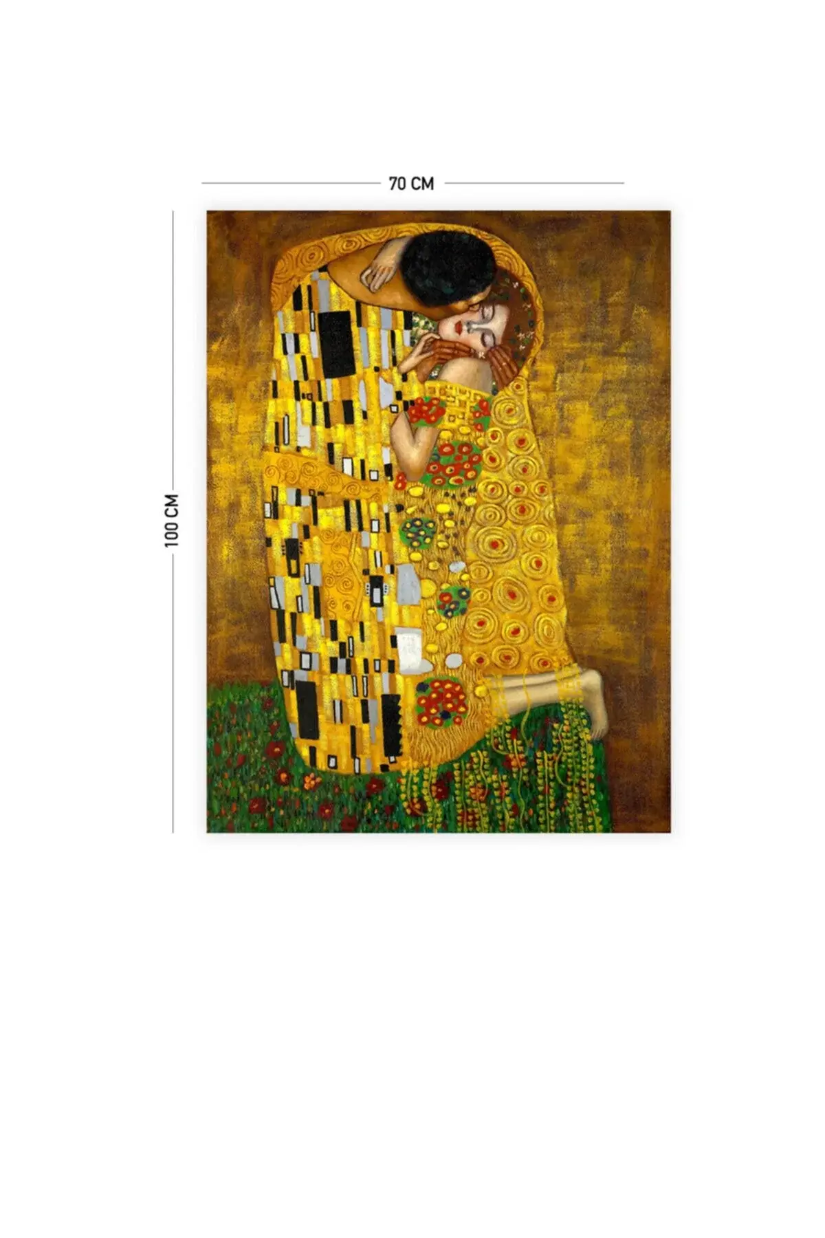 Gustav Klimt The Kiss ѕиден гоблен тепих 140 X 100 Cm-70x100 Cm