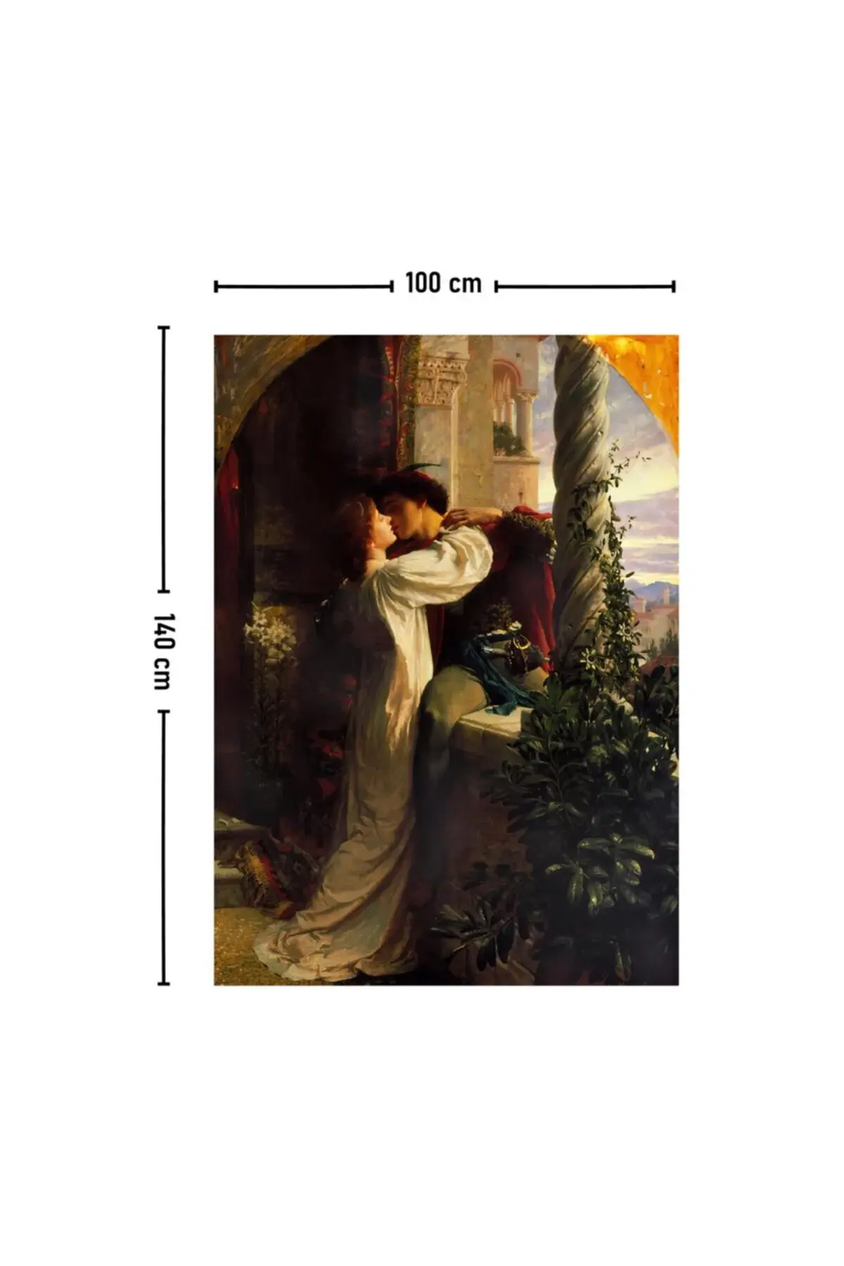 Ѕиден гоблен Ромео и Јулија 70x100, 100x140 Cm
