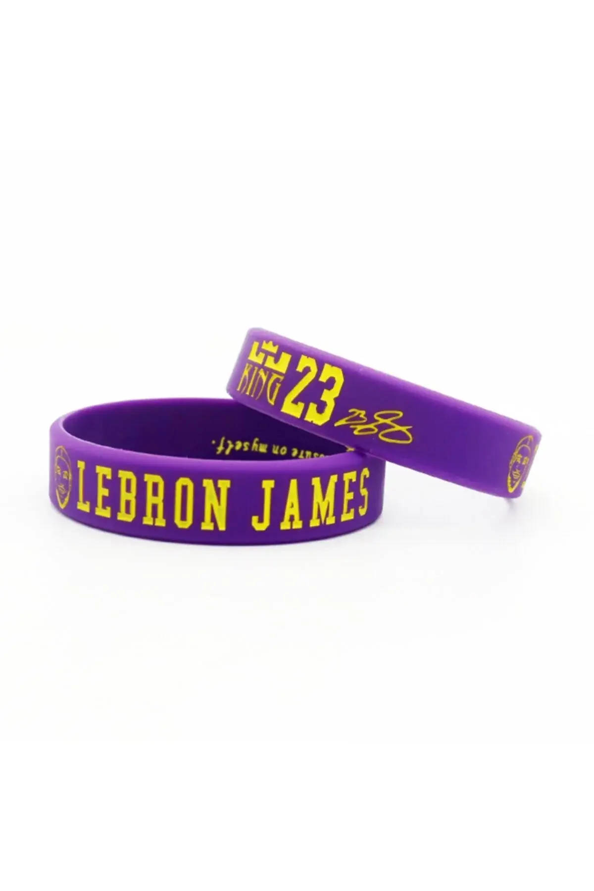 Нараквица со портрет на Lebron James, виолетова Los Angeles Lakers King кошарка Nba
