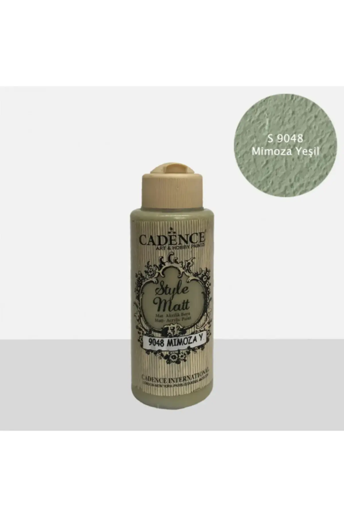 Style мат акрилна боја S-9048 мимоза зелена 120ml