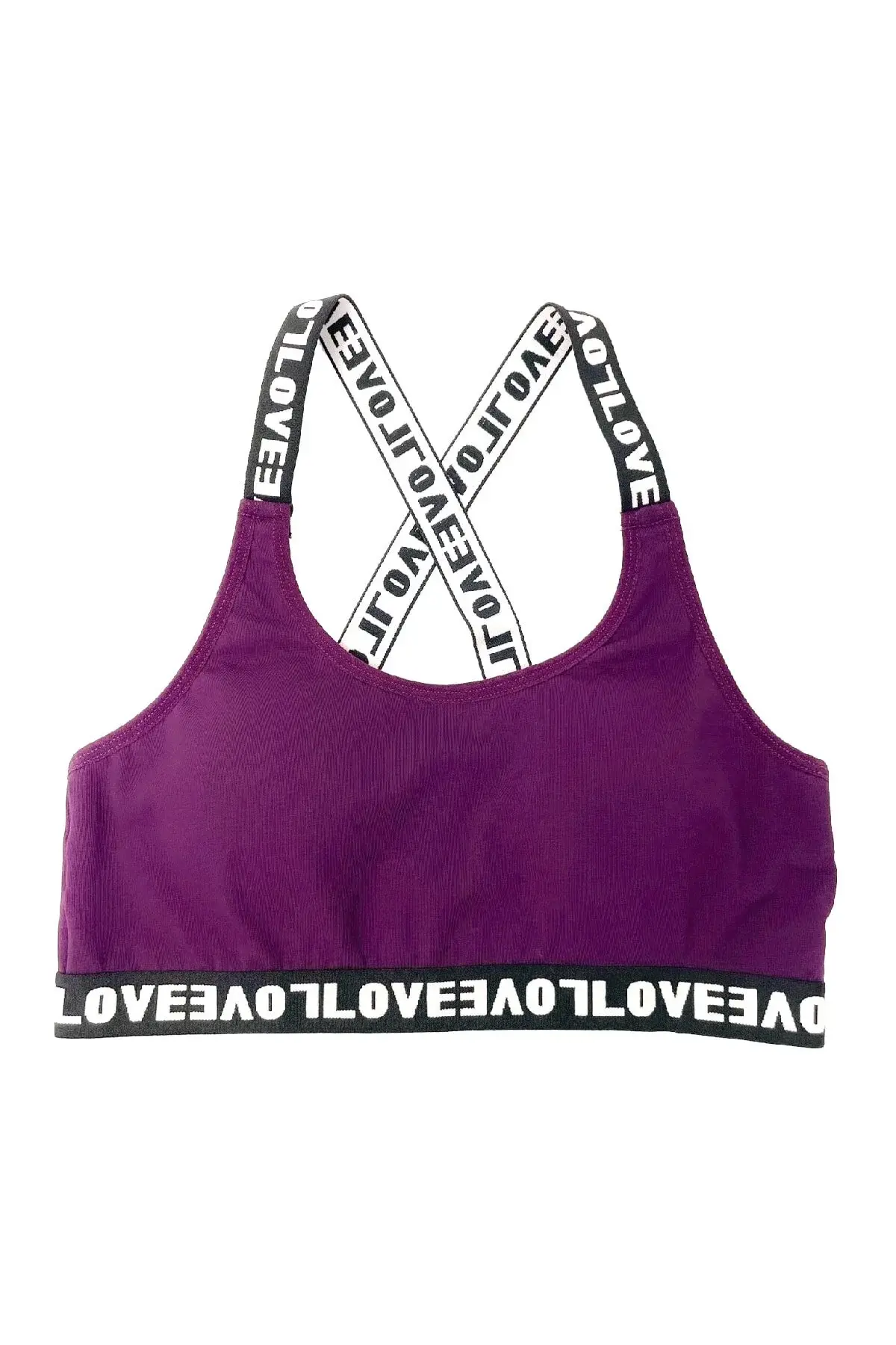 Purple Love еластичен корсет и бразилски гаќички, женски спортски комплет долна облека