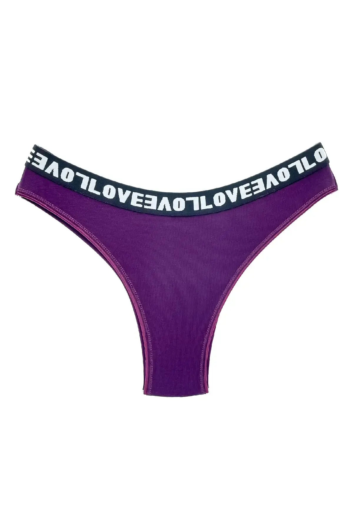 Purple Love еластичен корсет и бразилски гаќички, женски спортски комплет долна облека