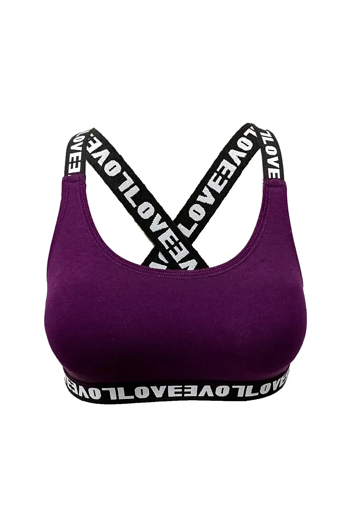 Purple Love еластичен корсет и бразилски гаќички, женски спортски комплет долна облека