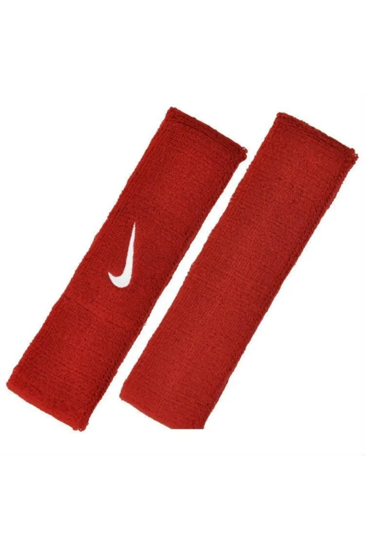 Swoosh лента за коса од фротир, црвена боја