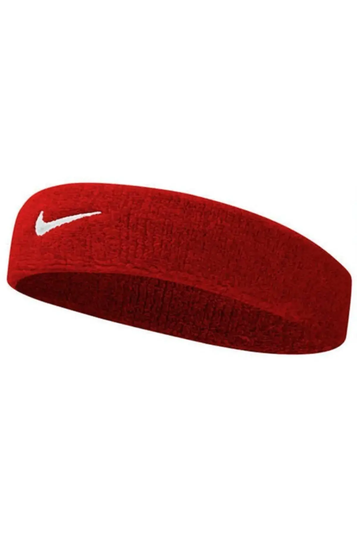 Swoosh лента за коса од фротир, црвена боја