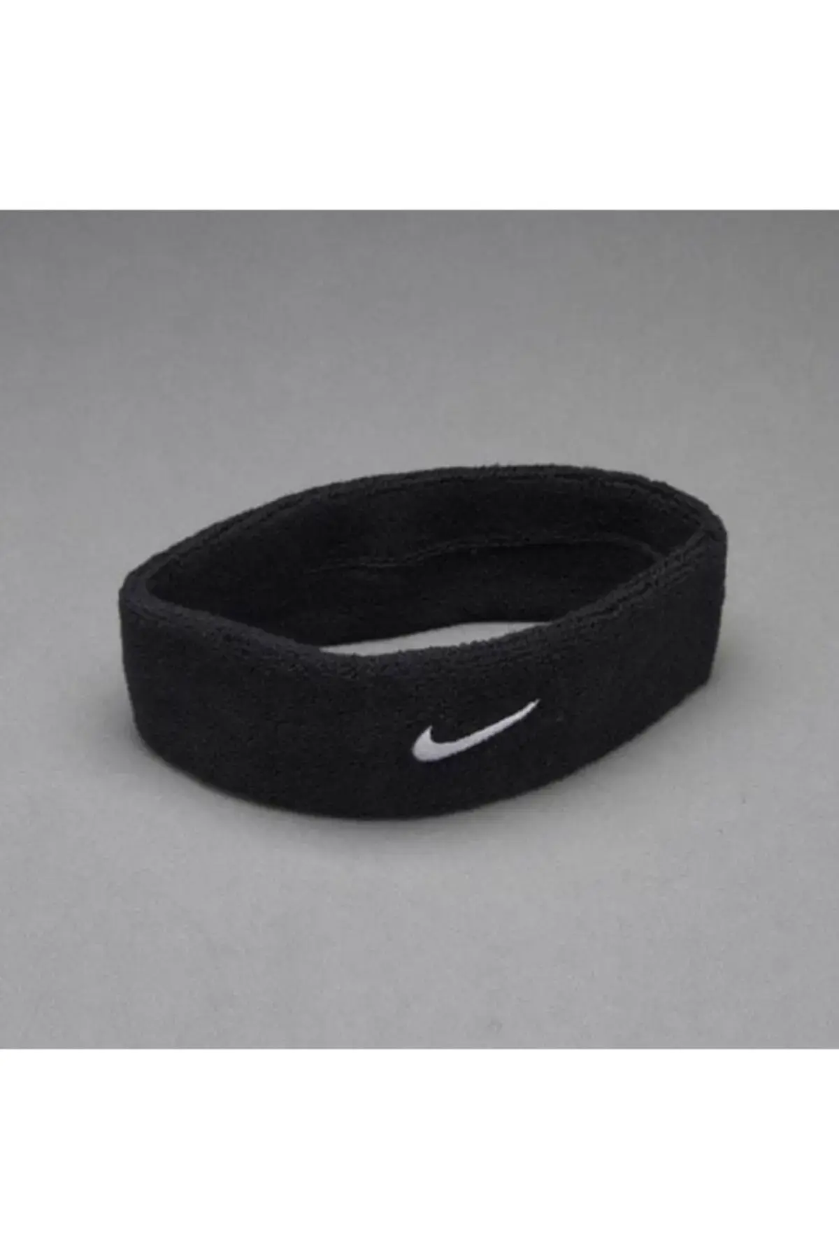 Swoosh лента за глава, фротирна, црна