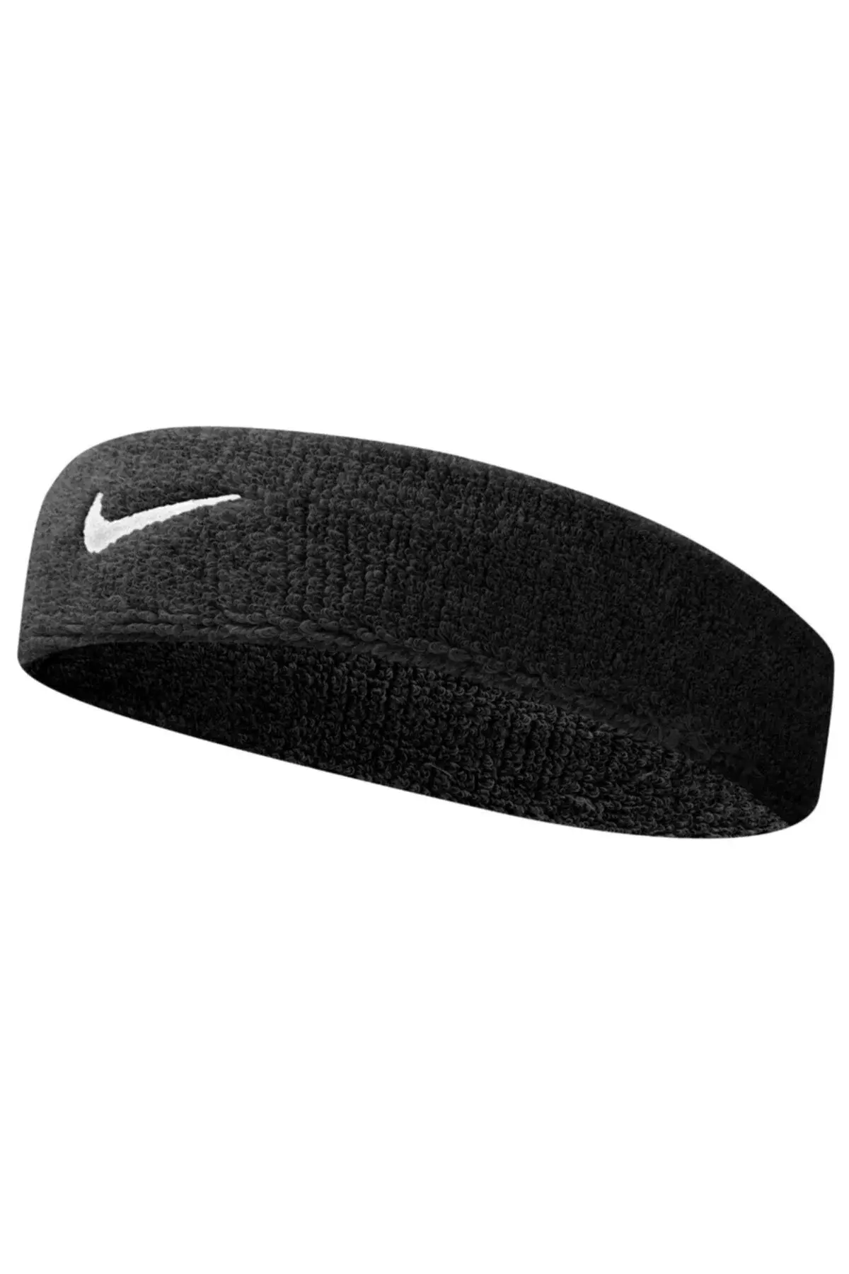Swoosh лента за глава, фротирна, црна