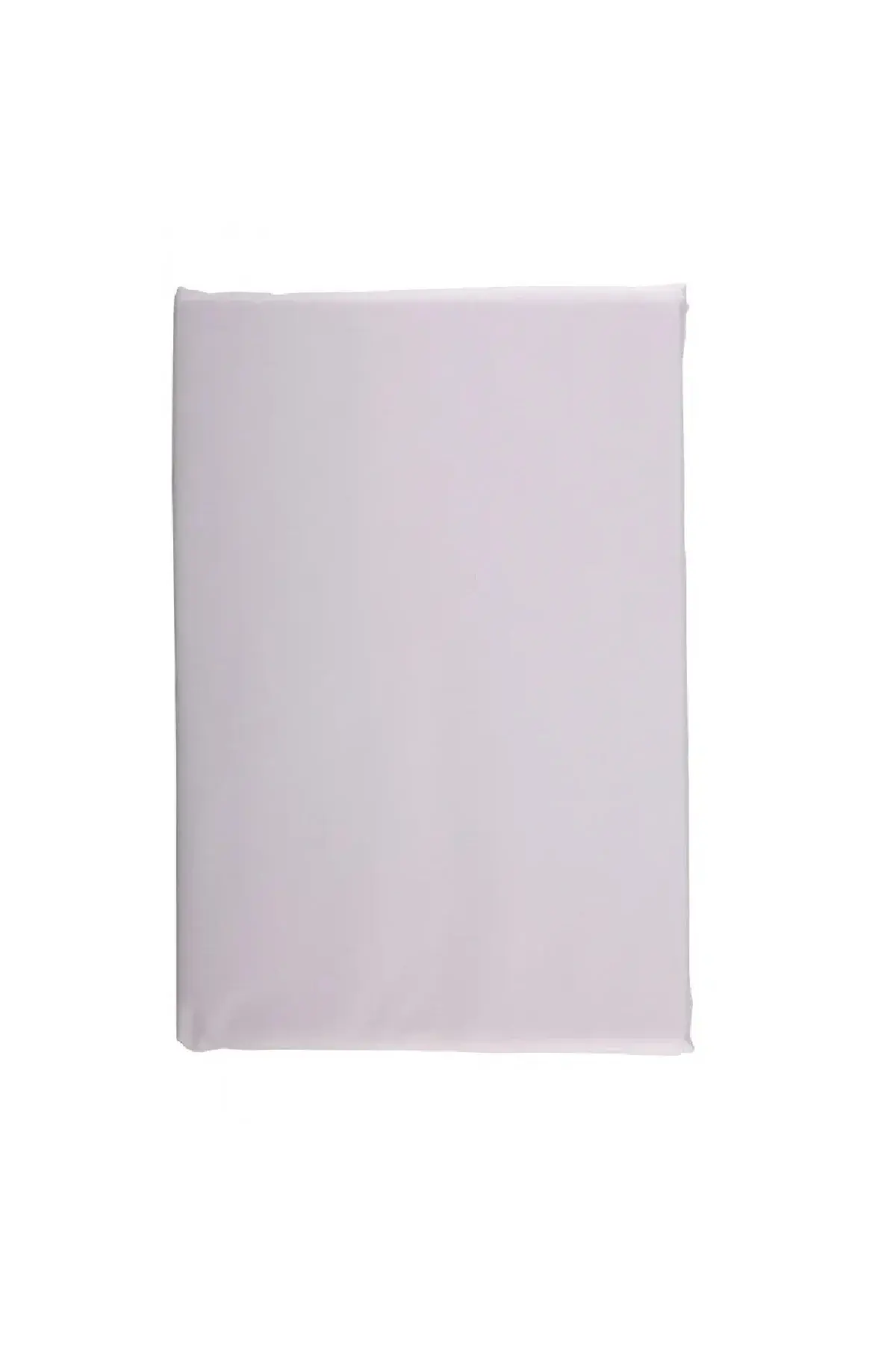 Бел 100% памучен дупли рамен чаршаф 240 cm x 260 cm