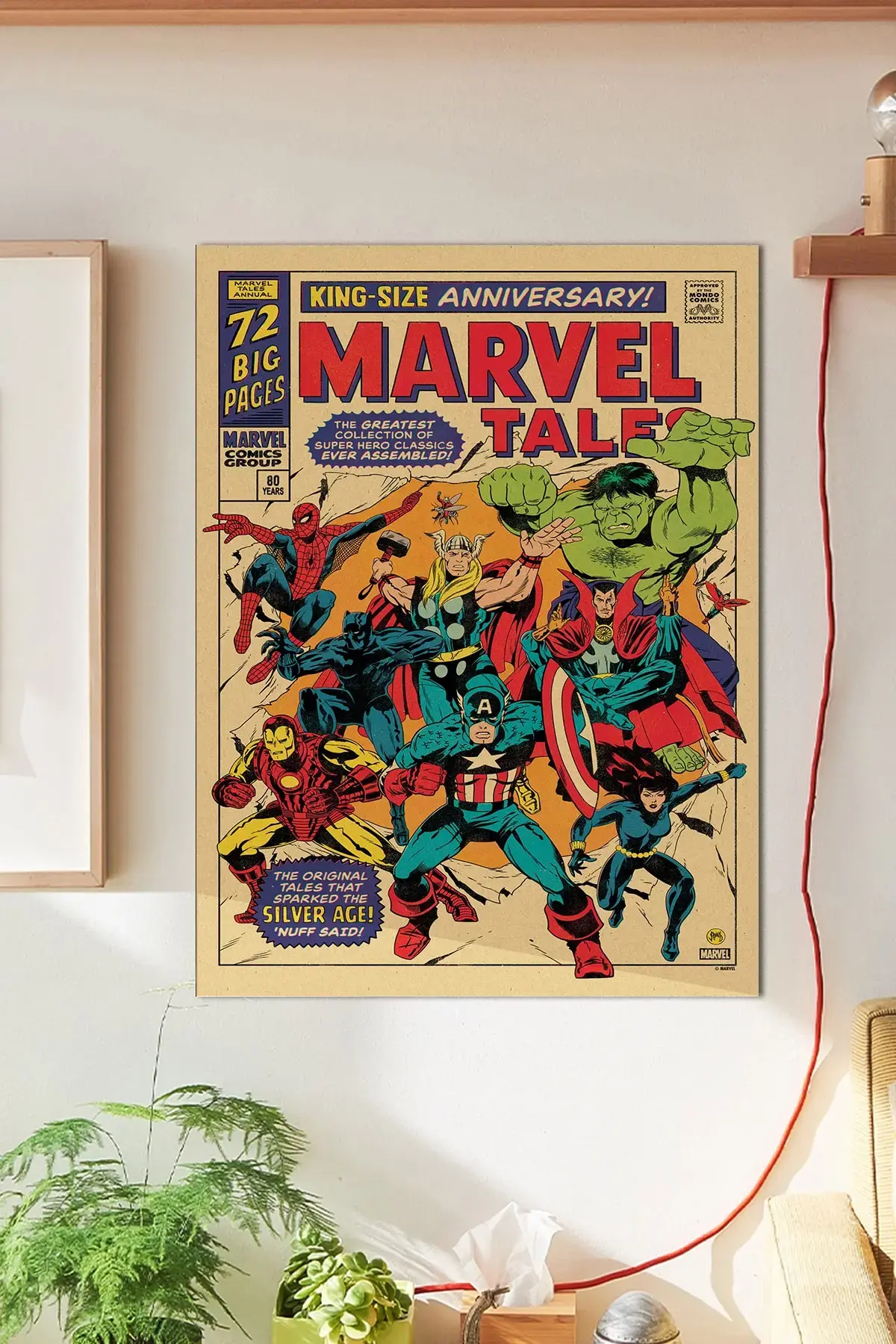 Marvel ѕиден постер голем формат 45x30 Cm