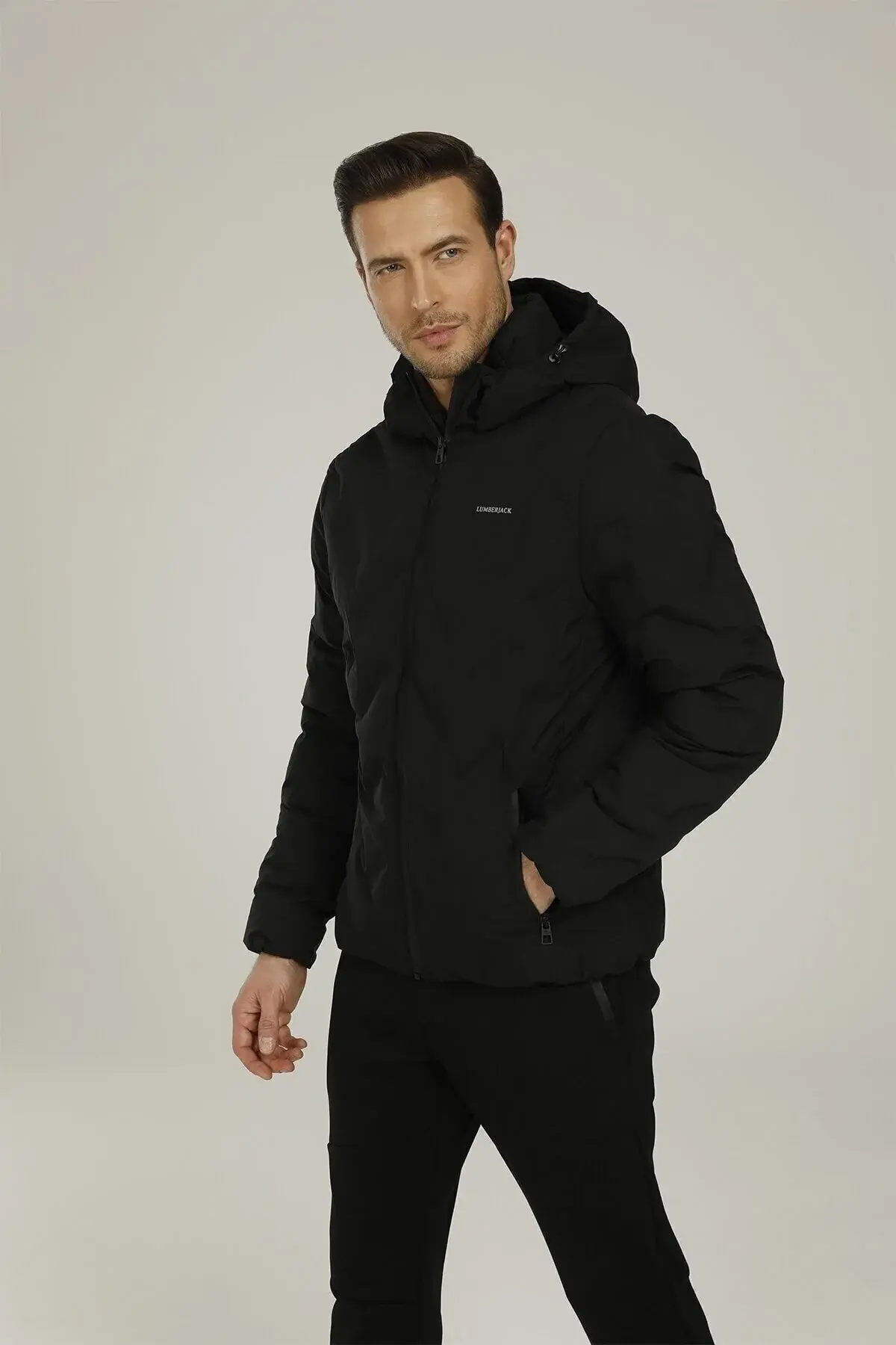 As00928191 A10116554008010 101165540 Sn17 Henry Coat 2pr машко палто црно