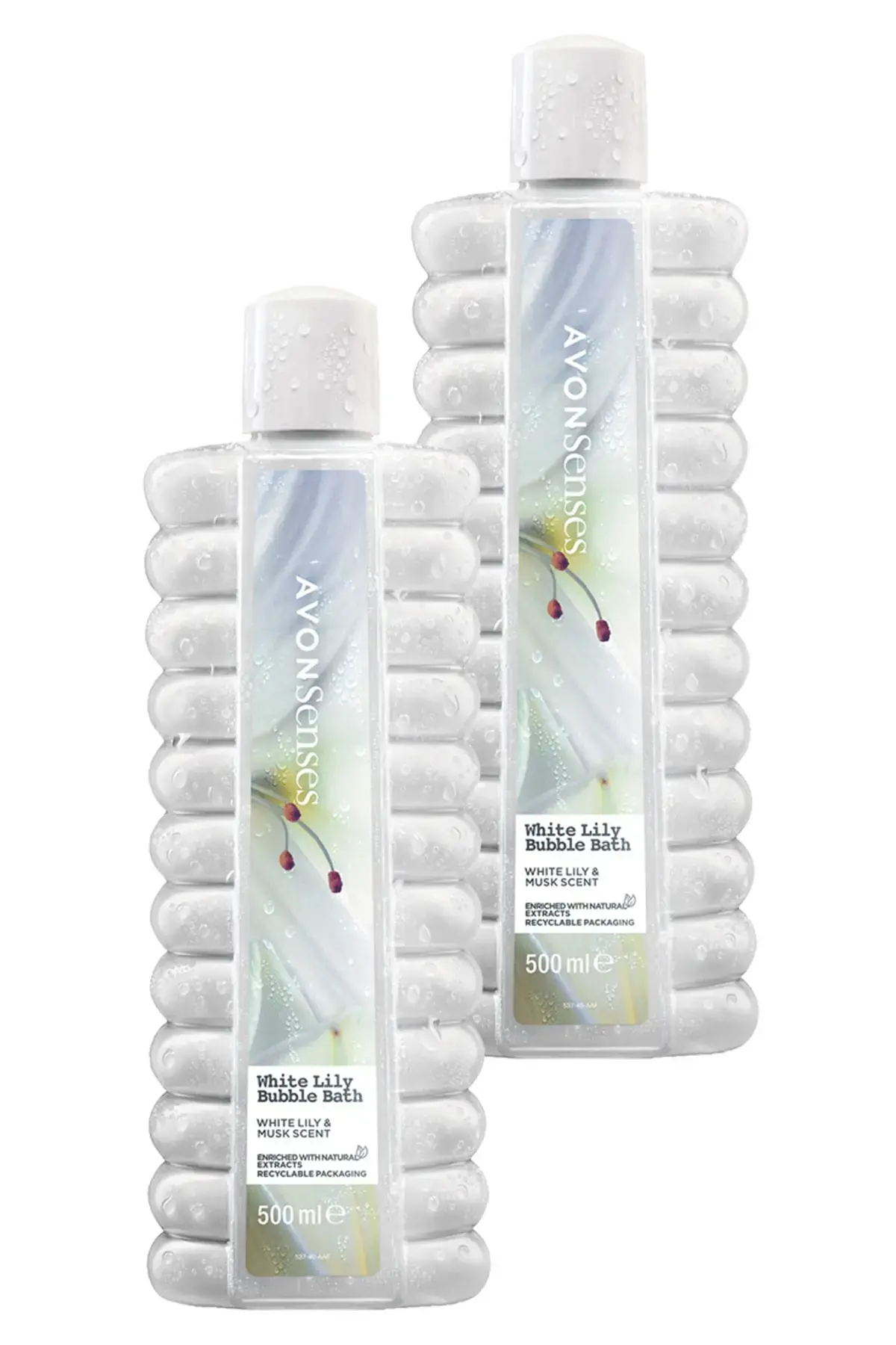 White Lily пена за капење 500 Ml. сет од два дела