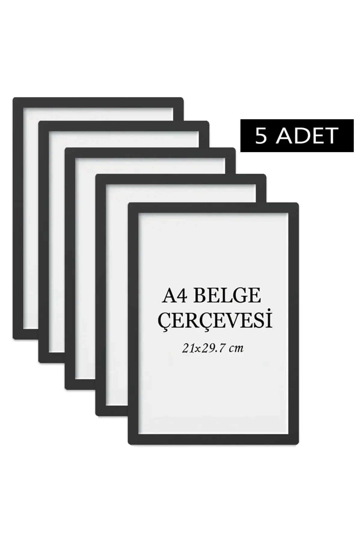 Сет од 5 парчиња A4(21x29.7) рамка за диплома, рамки за документи, рамка за сертификат