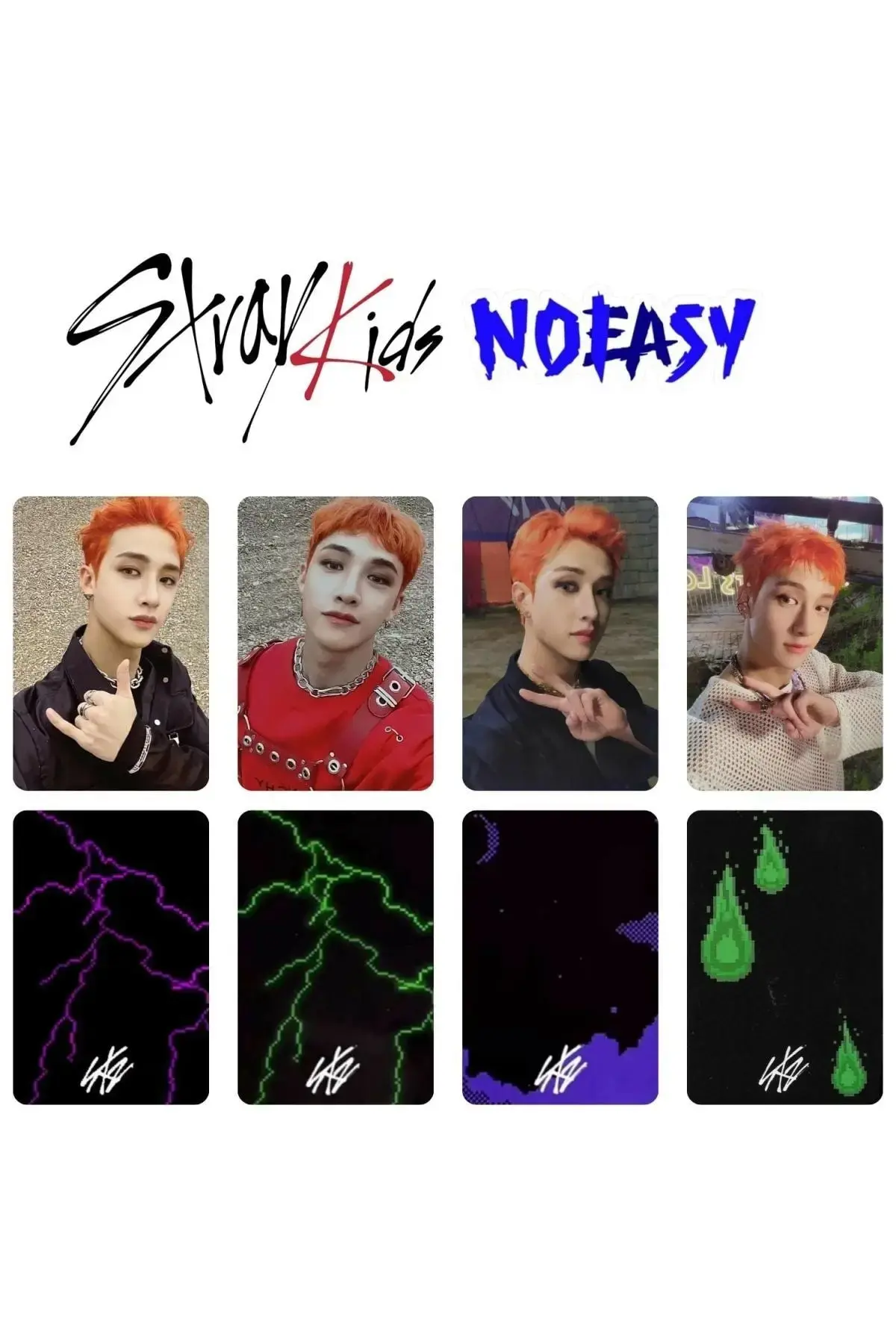 Stray Kıds Bangchan '' Noeasy '' сет фото картички од албум