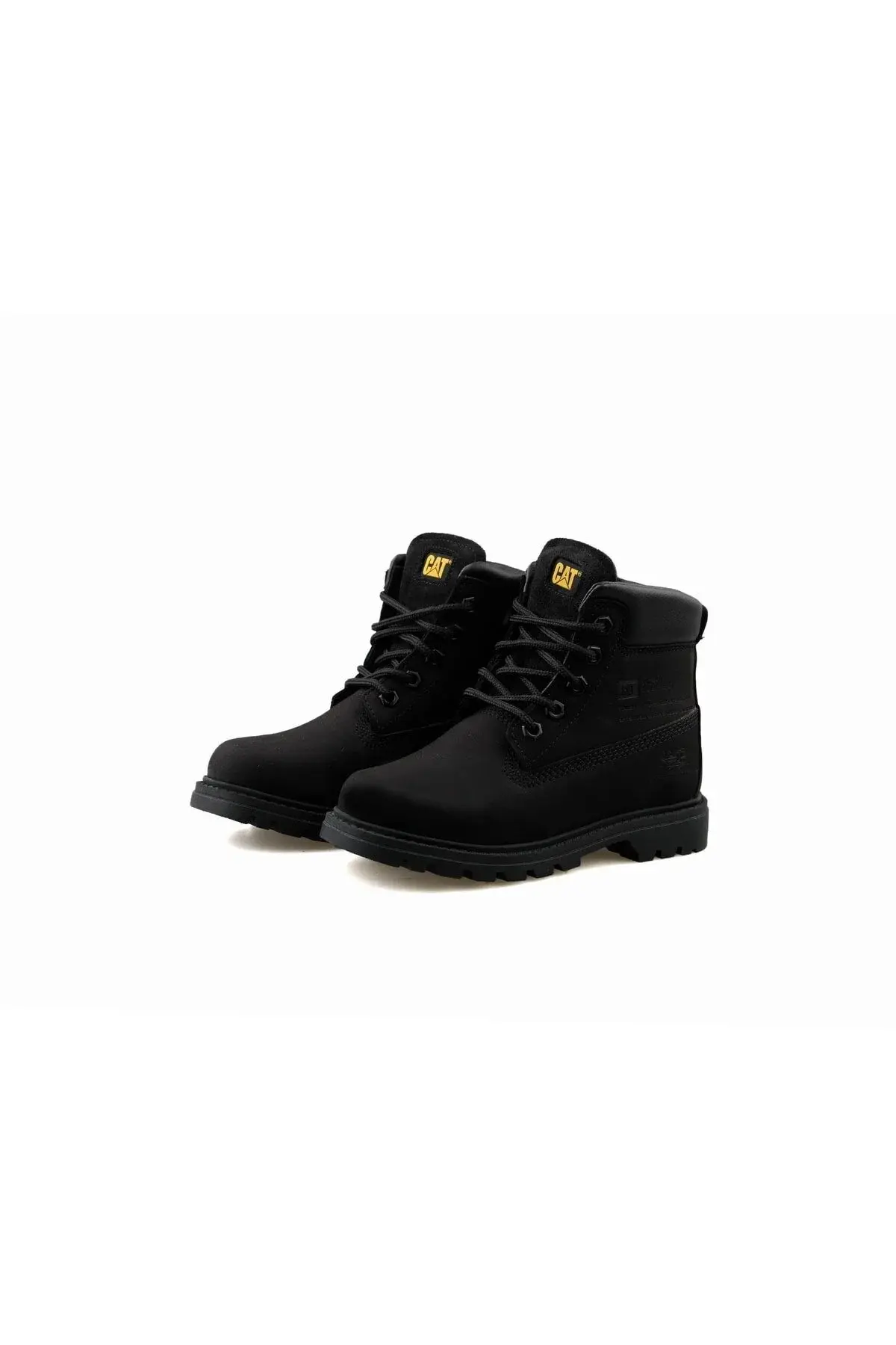 Cat Bruiser 2.0 детски секојдневни чизми 015f101087-black-nubuk црни