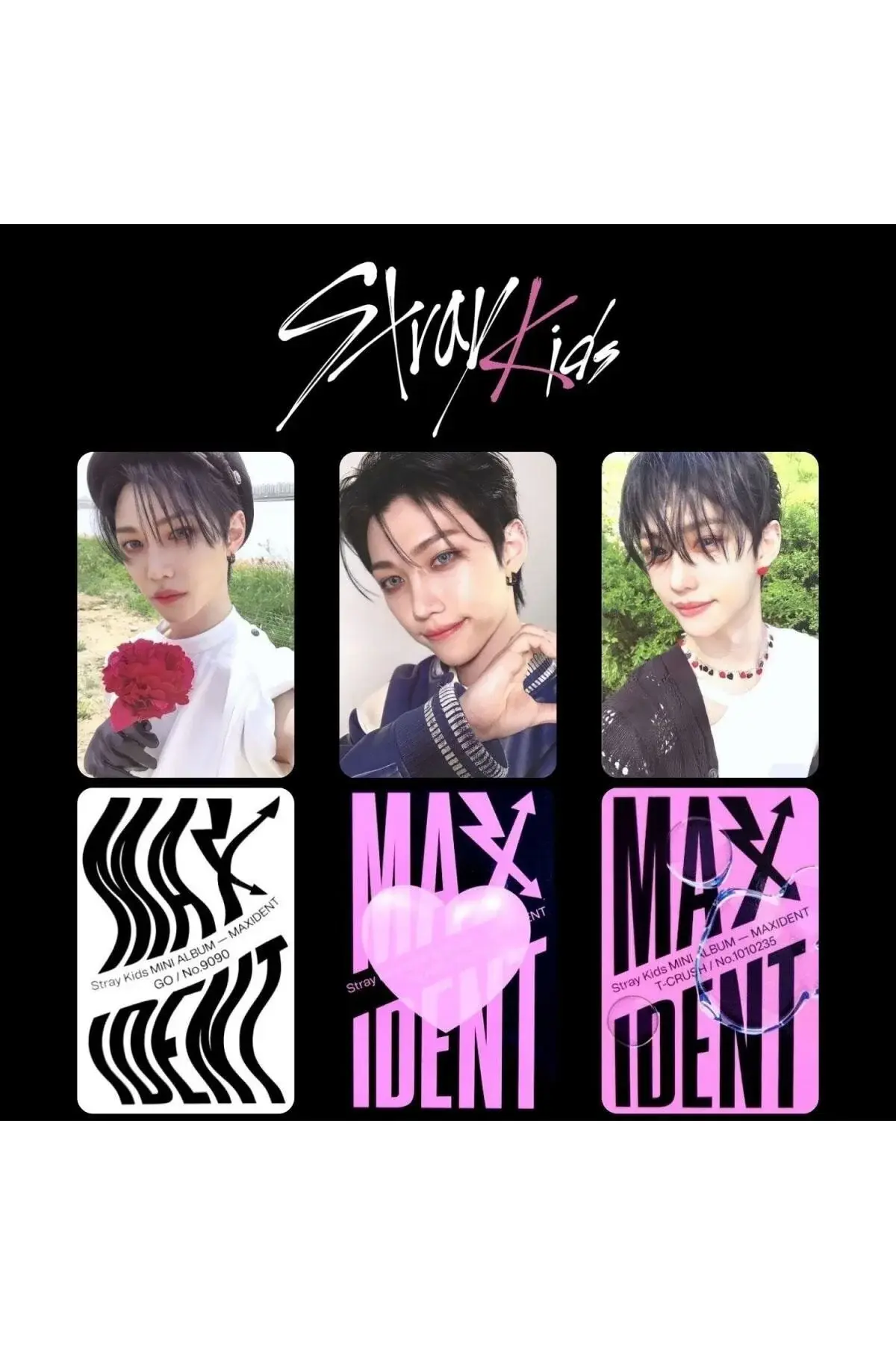 Stray Kids Felix '' Maxident '' сет албум картички