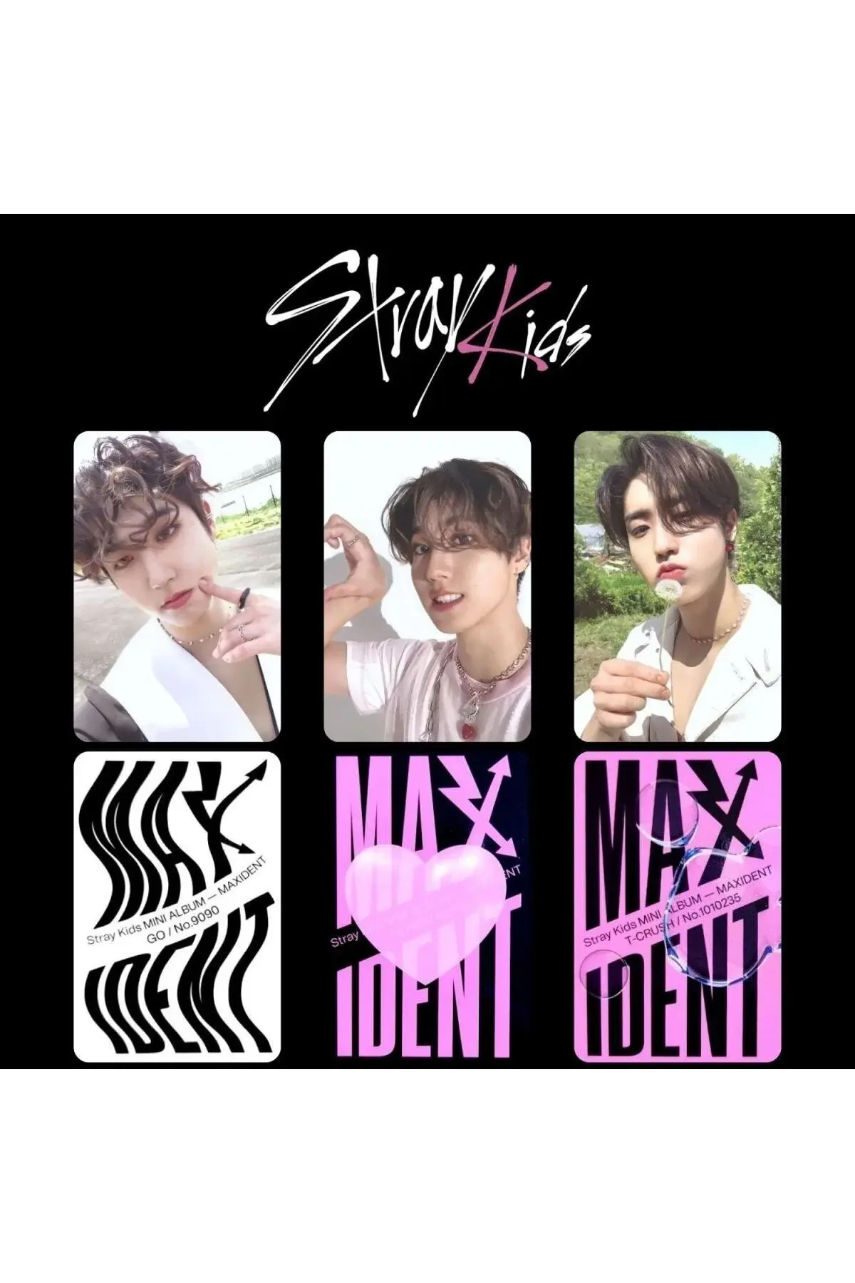Stray Kids Han '' Maxident '' сет картички од албум