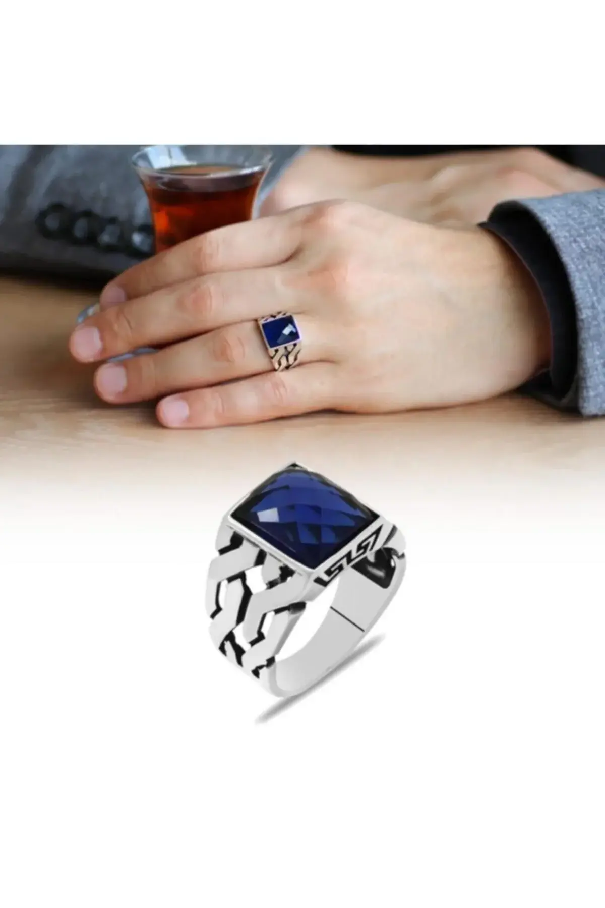Машки прстен од сребро 925