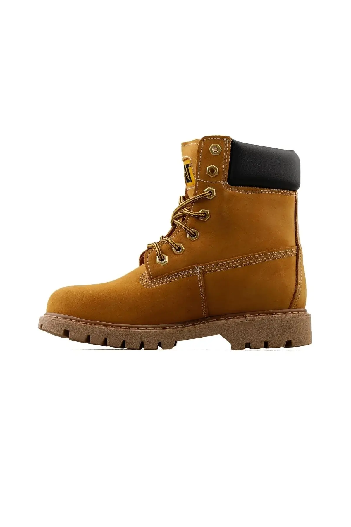 Cat 015g101199 Clovis Honey Nubuck младински секојдневни чизми 015g101199-clovıs-honey-nubuk кафеава