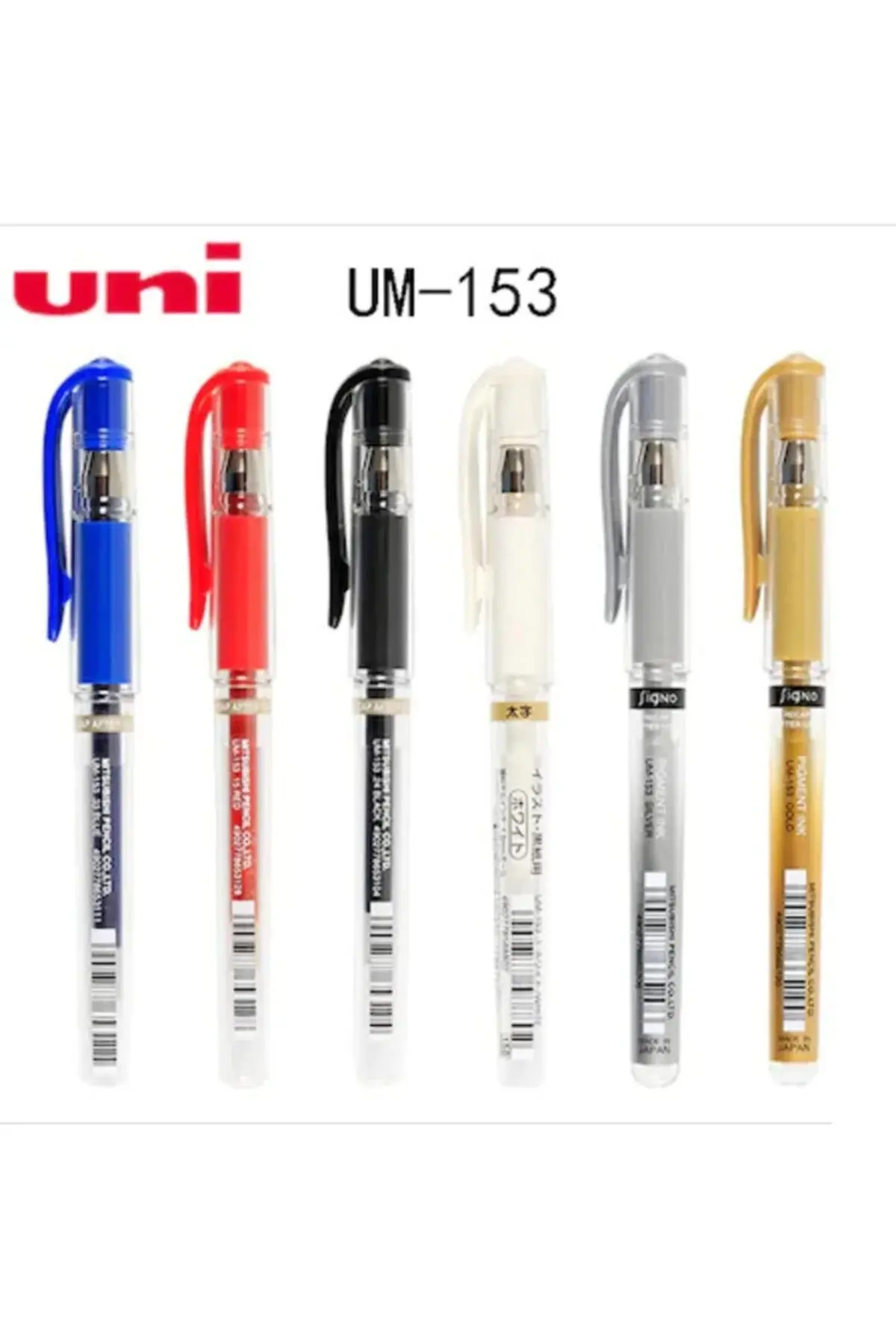 Uniball Signo Broad сет од 6 пенкала за потпишување 1.0mm