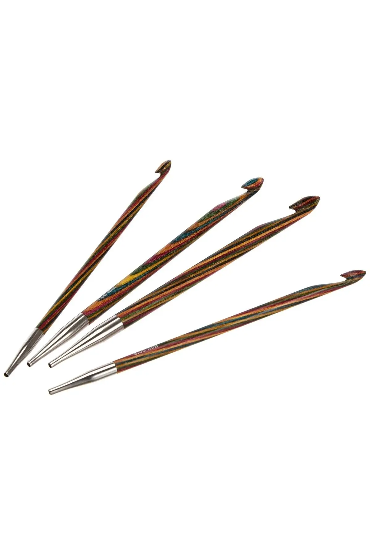 Knitpro Symfonie сет за туниско капчиња што се менуваат - 20735 + дрвен мерач за игли