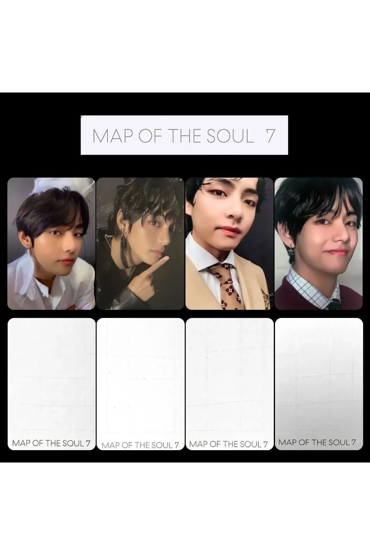 Bts V '' Map Of The Soul 7 '' сет картички од албум