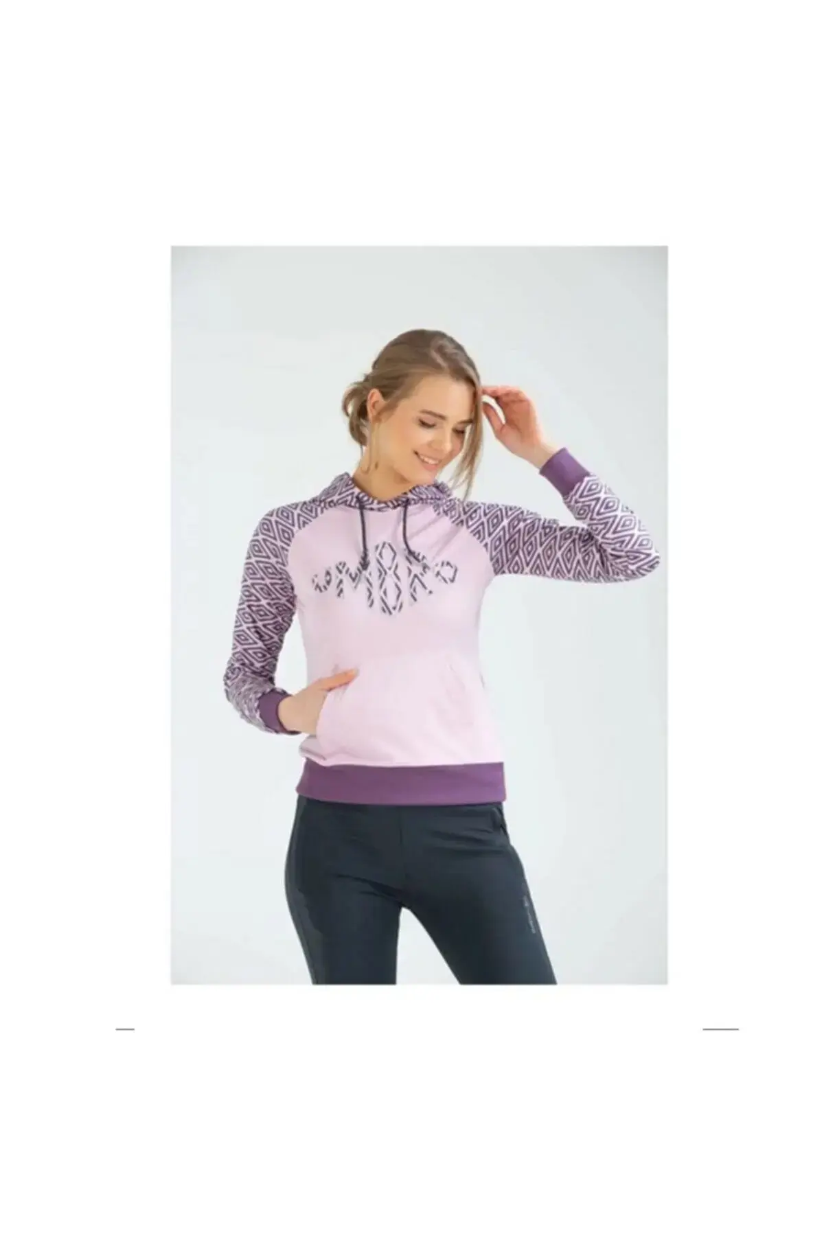 Женски розов Macy спортски дуксер (vc0013-07)