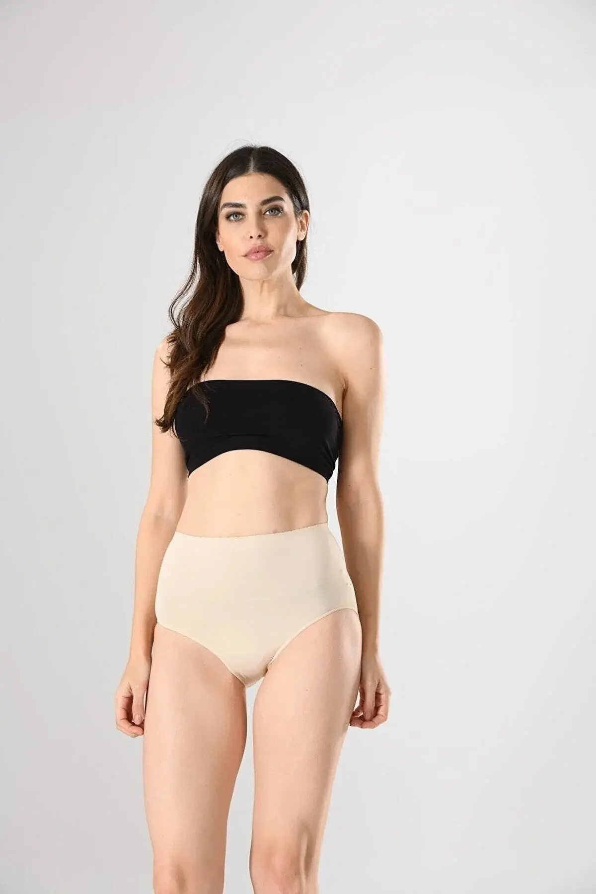 Женски бешовни гаќи со висок струк Basic Seamless