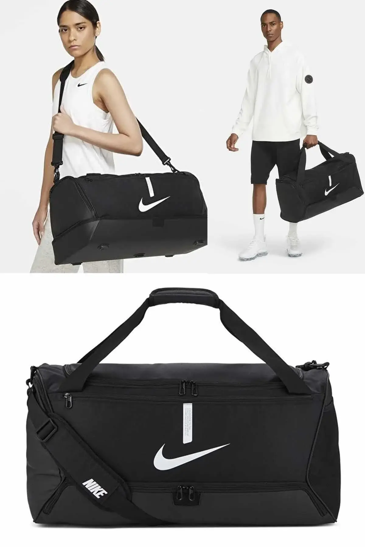 Спортска торба ( M ) 60 Lt 64 cm (д) x 30 cm (ш) x 31 cm (в) Унисекс спортска и патна торба Nk