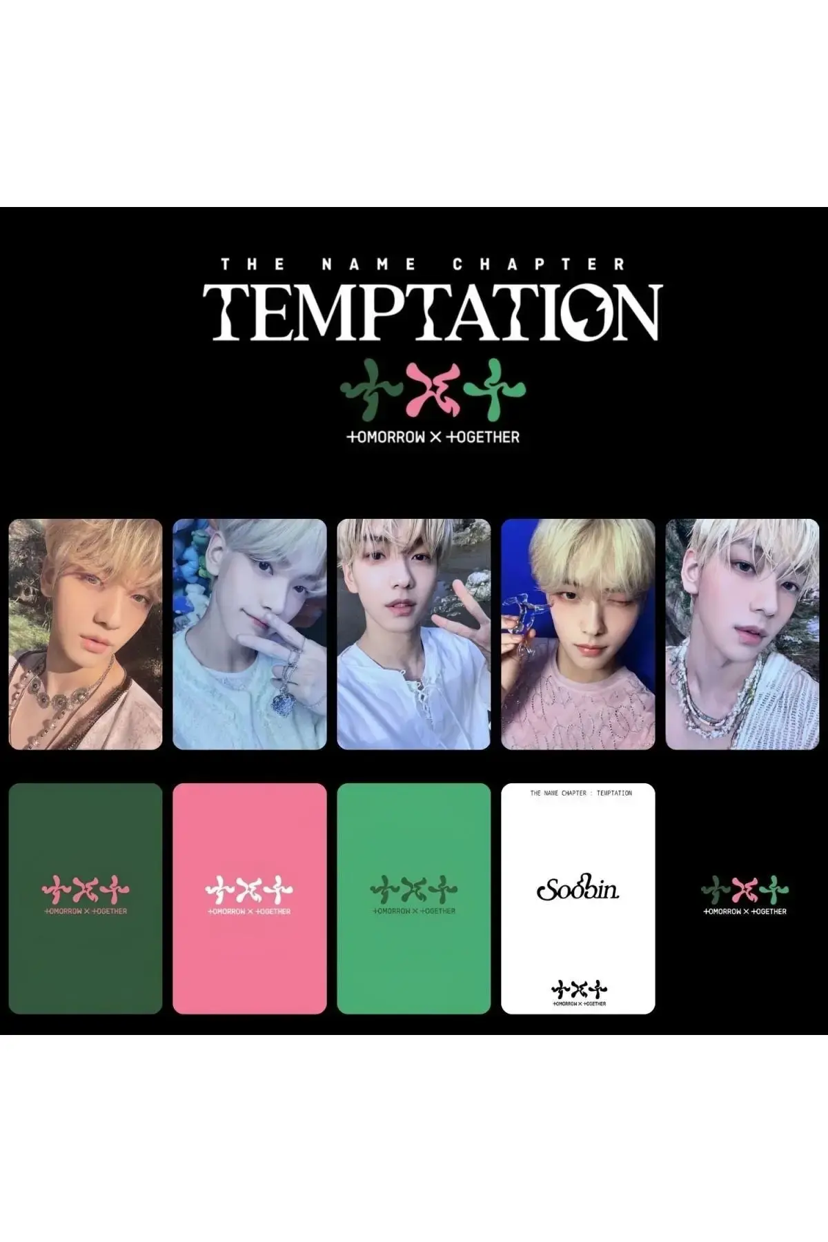 Txt Soobin '' Temptation '' сет на албум картички