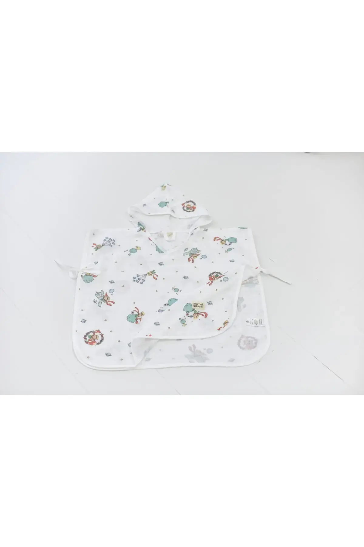 Mama’s Daisy 100% памучно муслин пончо.