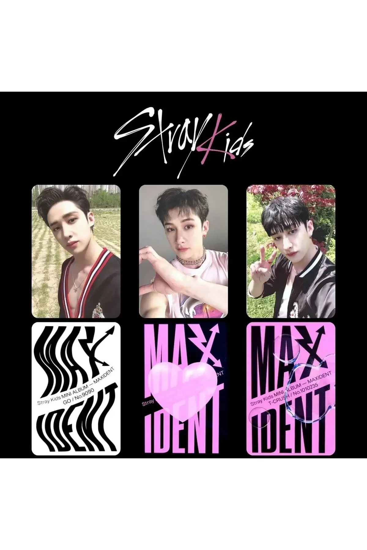 Stray Kids Bangchan '' Maxident '' сет со албум картички