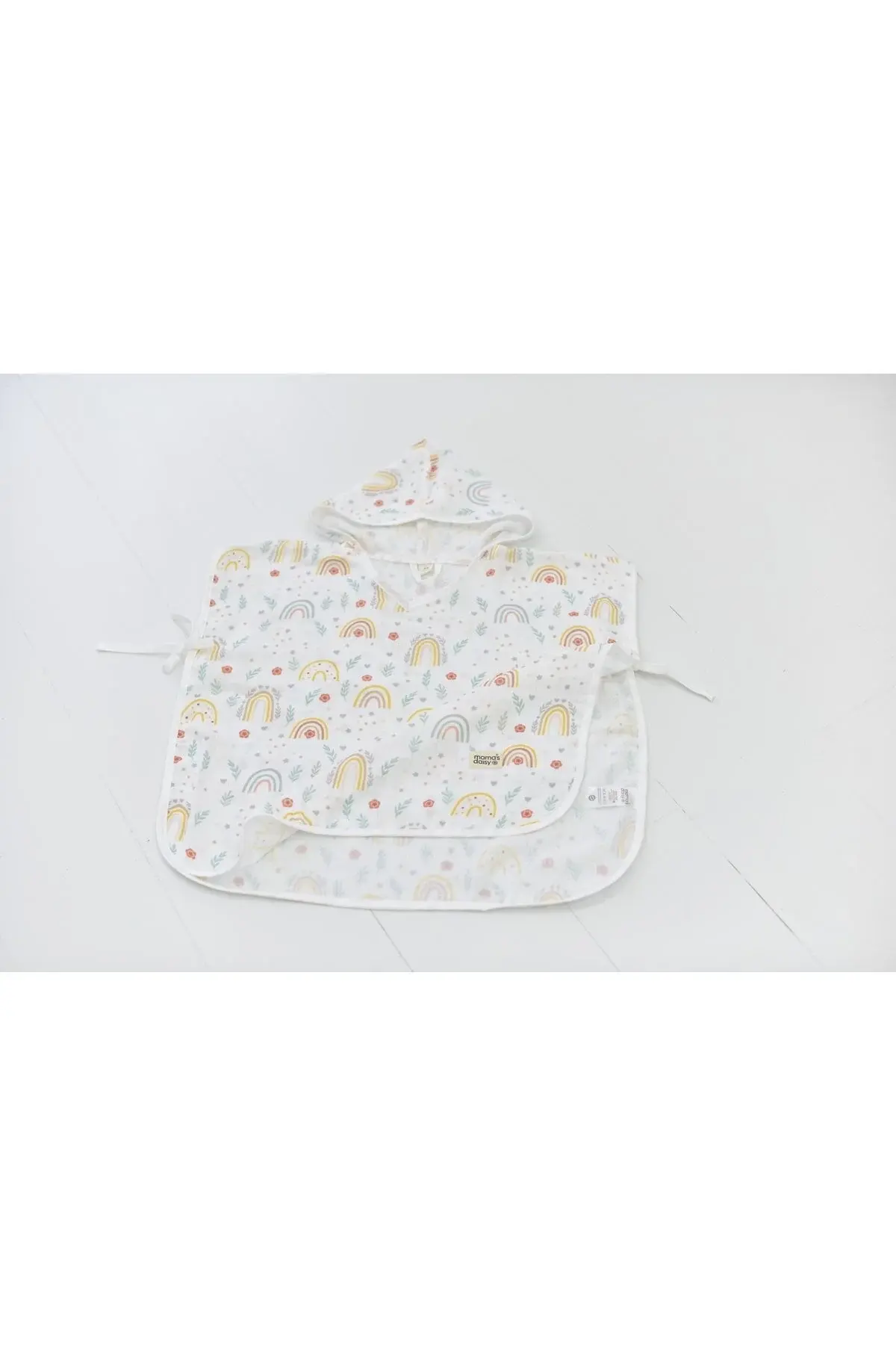Mama’s Daisy 100% памучно муслин пончо.