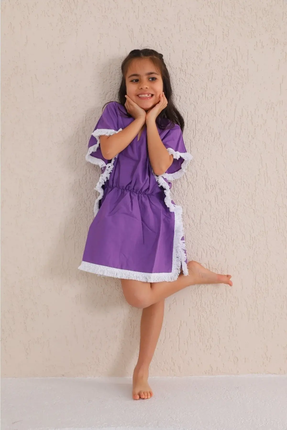 Женски детски фустан за плажа