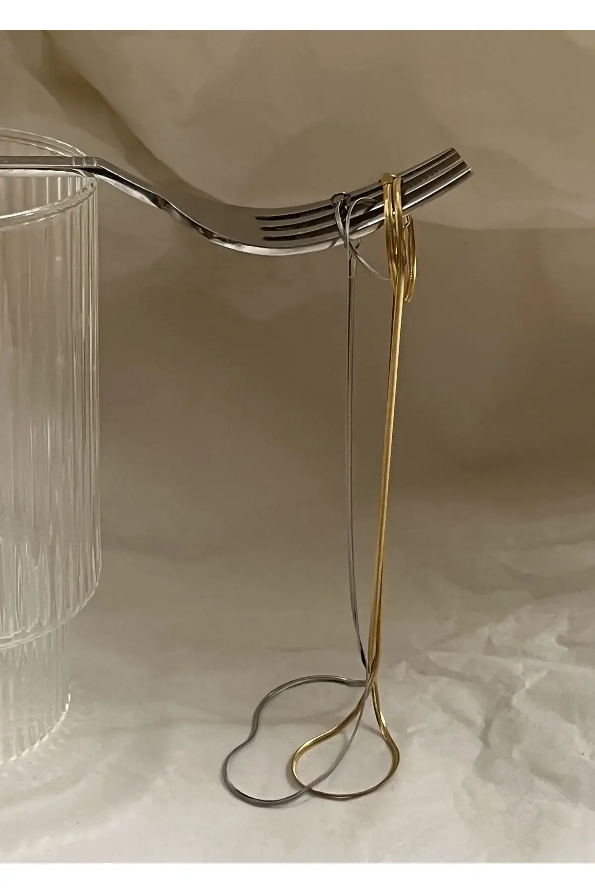 Унисекс тенок рамен италијански синџир ѓердан, 45 cm