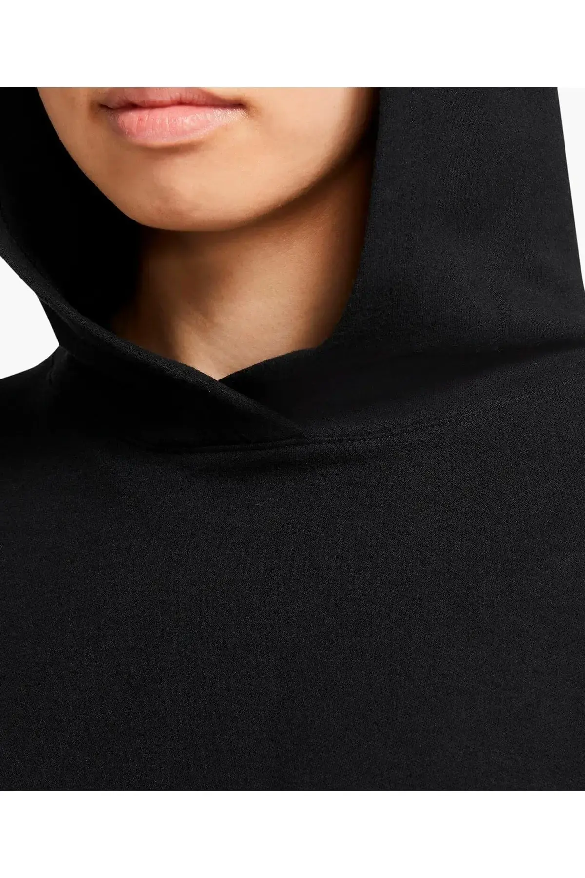 Yoga Luxe Fleece скратена женска дуксерка со качулка