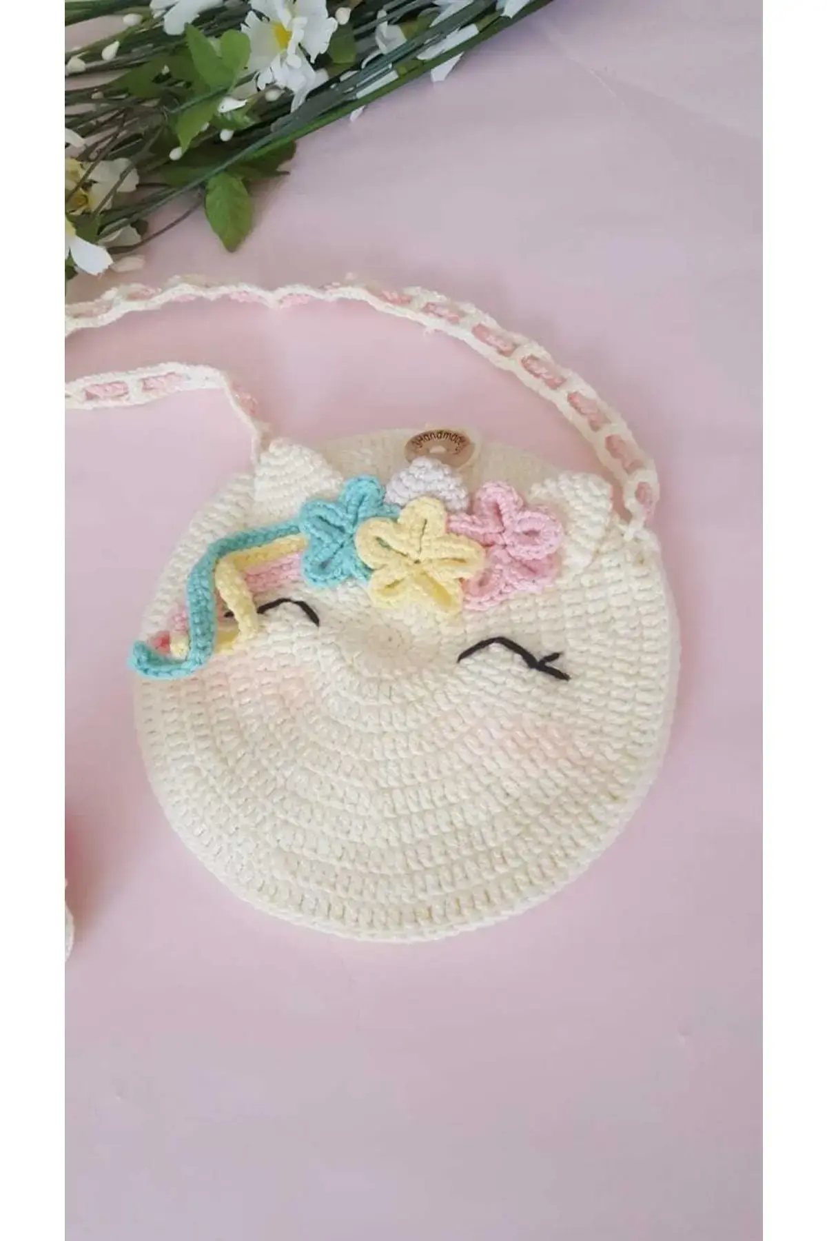 Чанта, сет со чанта Unicorn и ластиче за коса