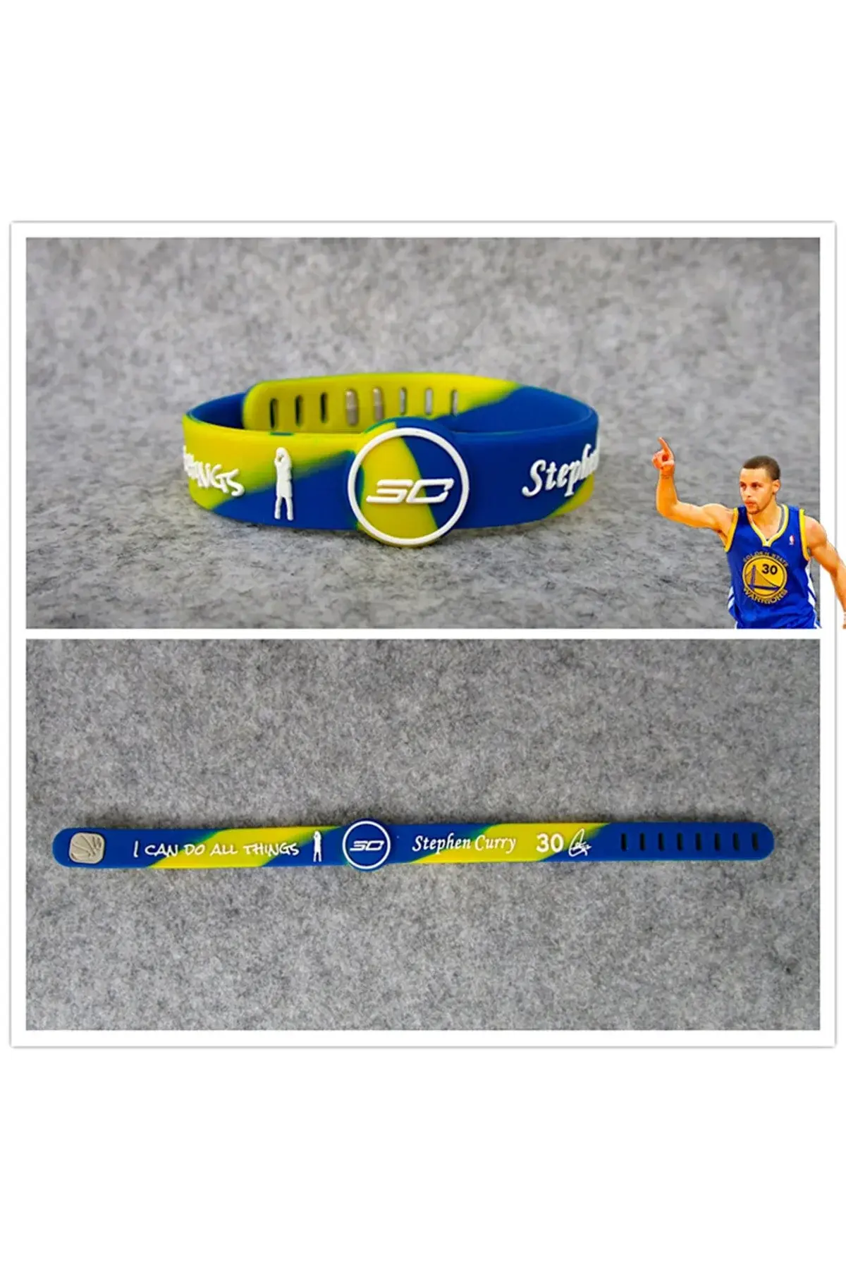 Stephen Curry сино-жолта прилагодлива кошаркарска нараквица