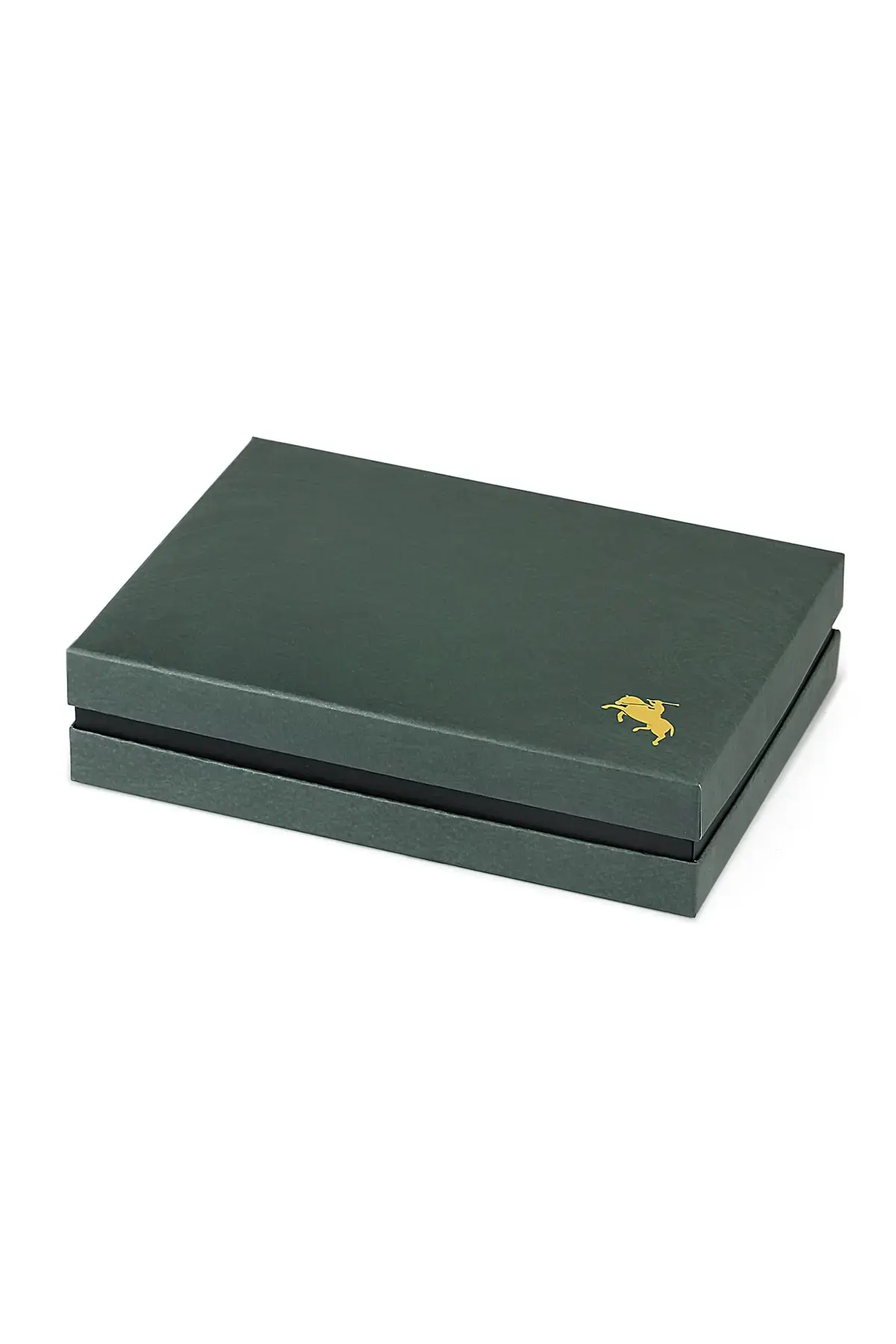 Сет со ремен, паричник, држач за картички и бензински запалка во кутија за подарок темно сина