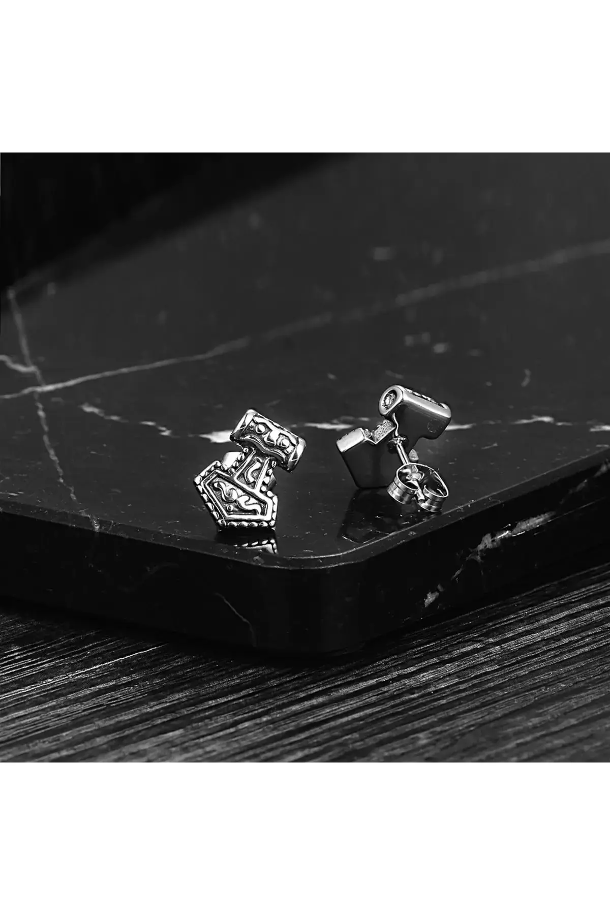 Thor Mjollnir скандинавски нордиски стил Odin чекан модел на шајка 316L челична унисекс обетка