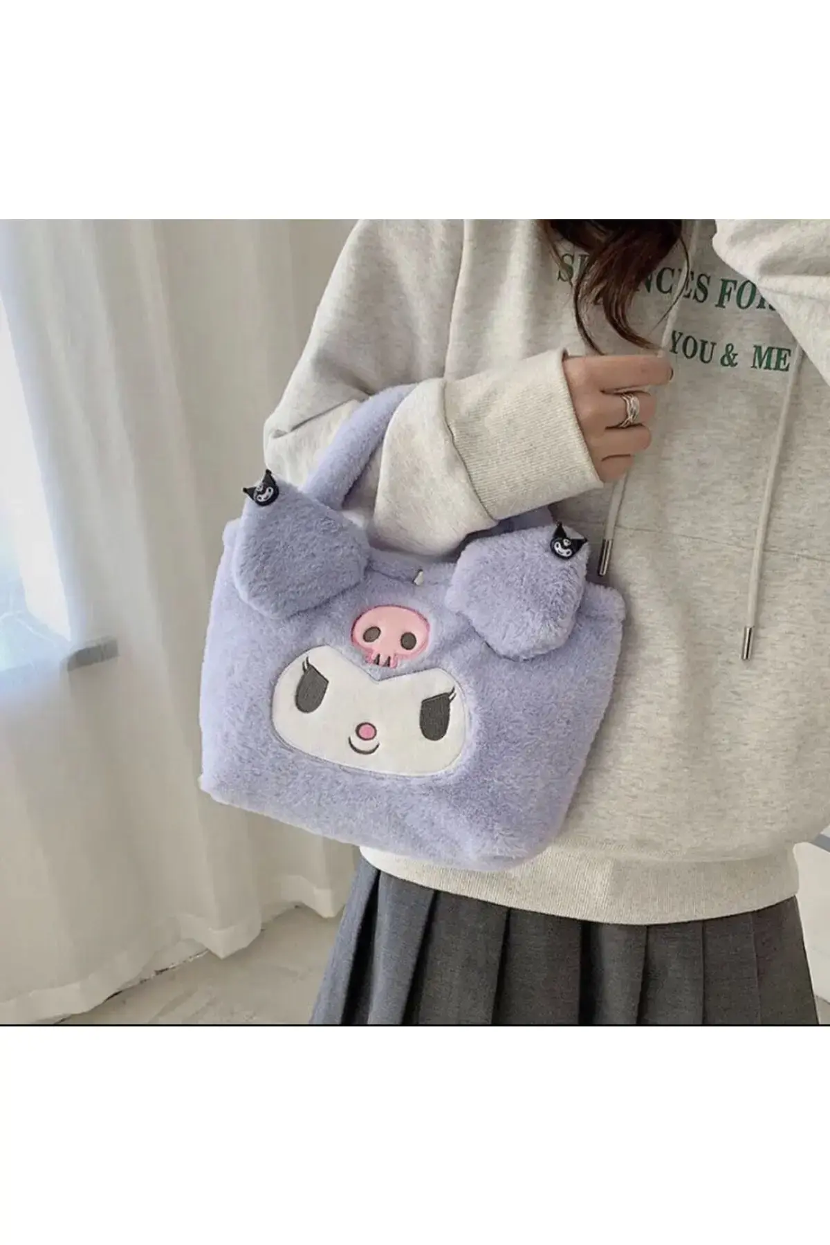 Kuromi Sanrio корејска плишана чанта