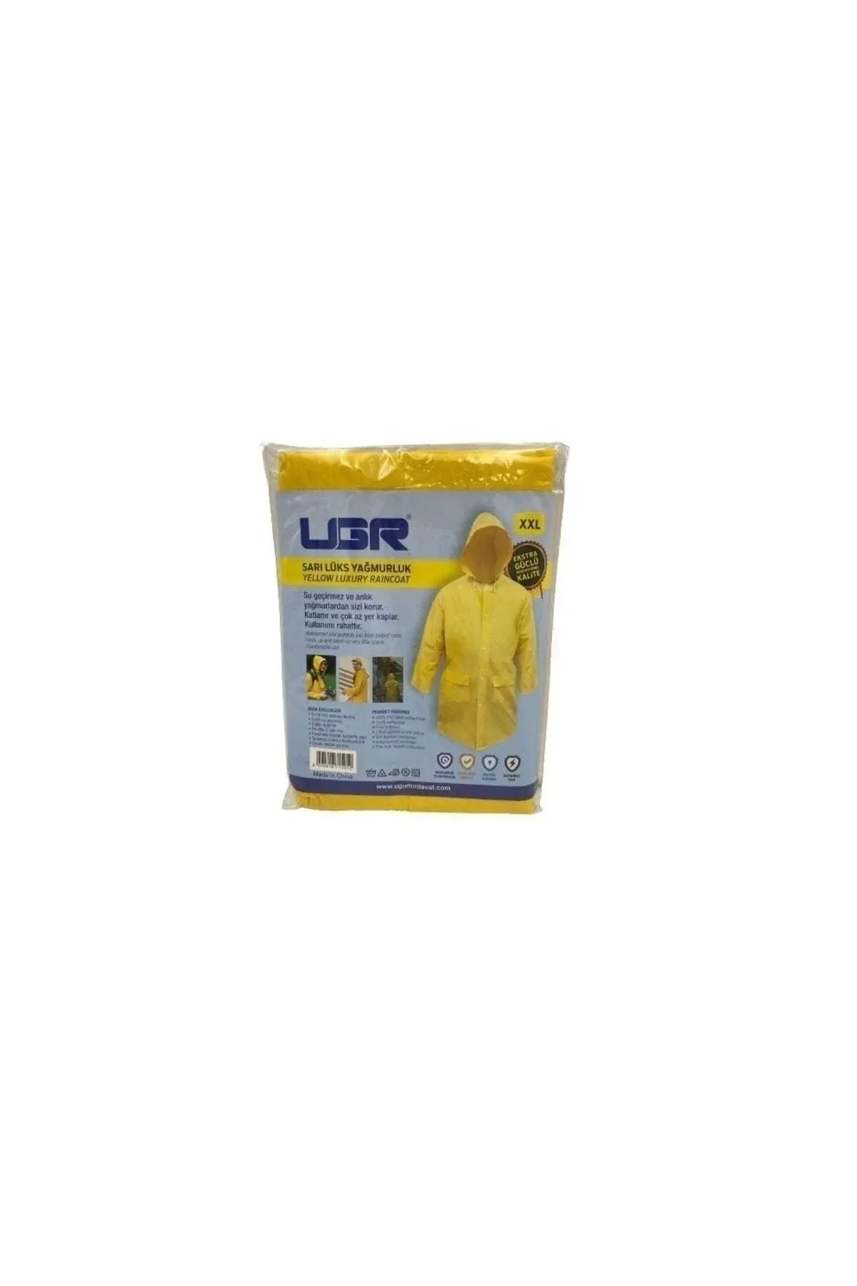 Дождобран (100% Pvc) Xxl жолт