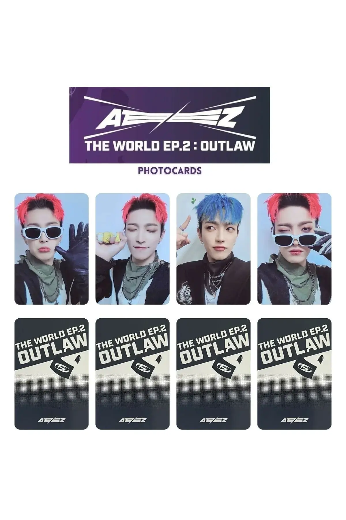 ATEEZ Hongjoong '' The World Ep 2 : OUTLAW '' PC сет