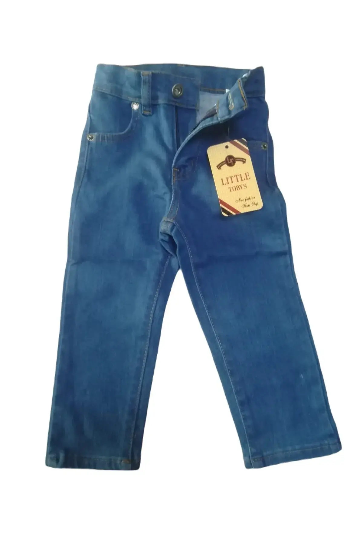 Момчешки фармерки со ликра сини фармерки од Bebeciden